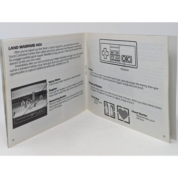 Laser Invasion (NES Nintendo, 1991) Manual Only Konami VTG - Picture 6 of 6